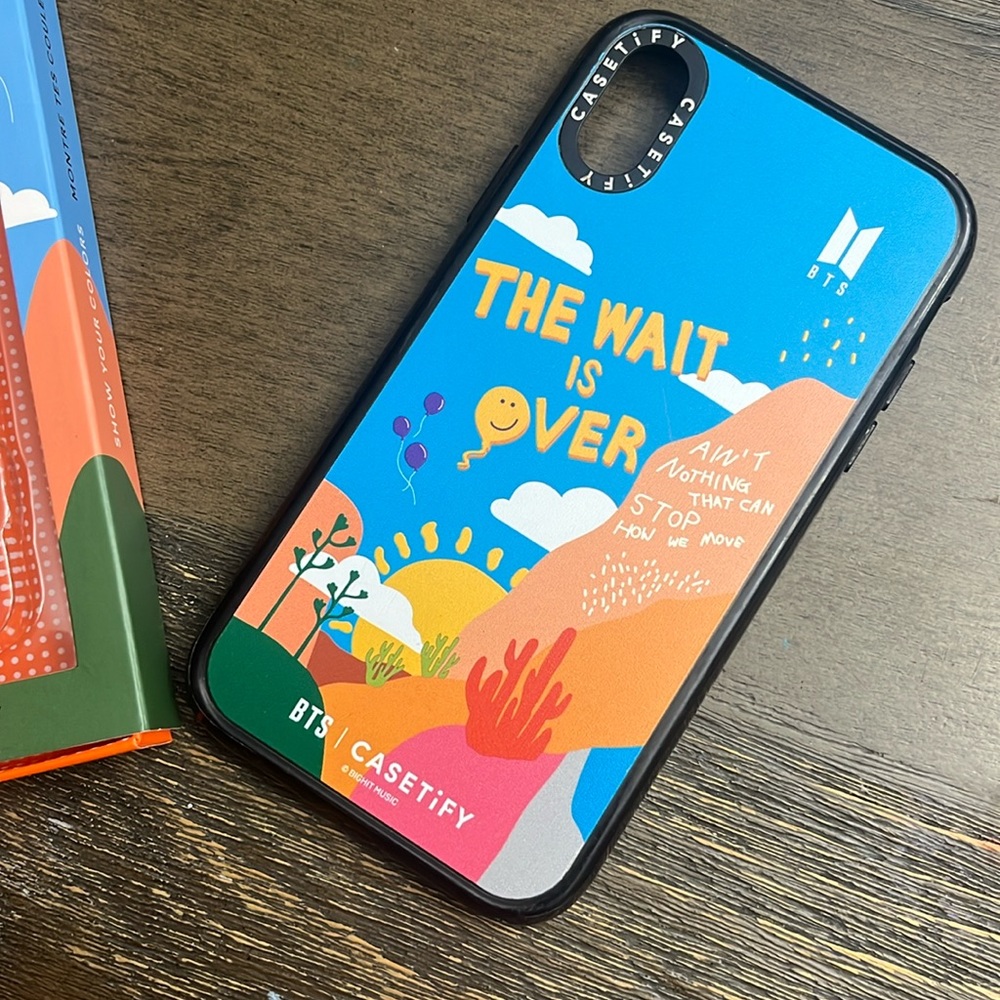 Casetify iPhone XR X BTS permission to dance collab